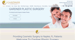 Desktop Screenshot of gardnerplasticsurgery.com