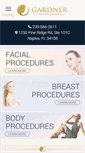 Mobile Screenshot of gardnerplasticsurgery.com